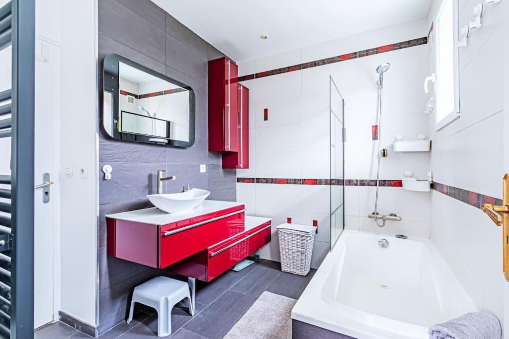 Charmante Maison Au Calme Yerres Ngoại thất bức ảnh
